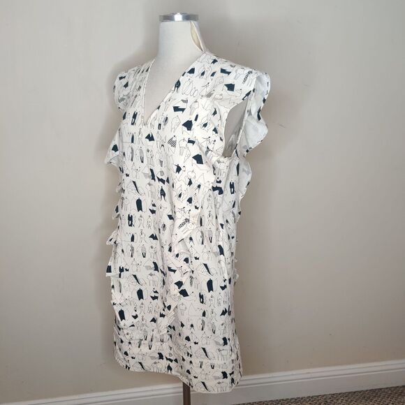 Diana Vapsve Lithuania Dress Graphic Print Art to Wear - Picture 8 of 14